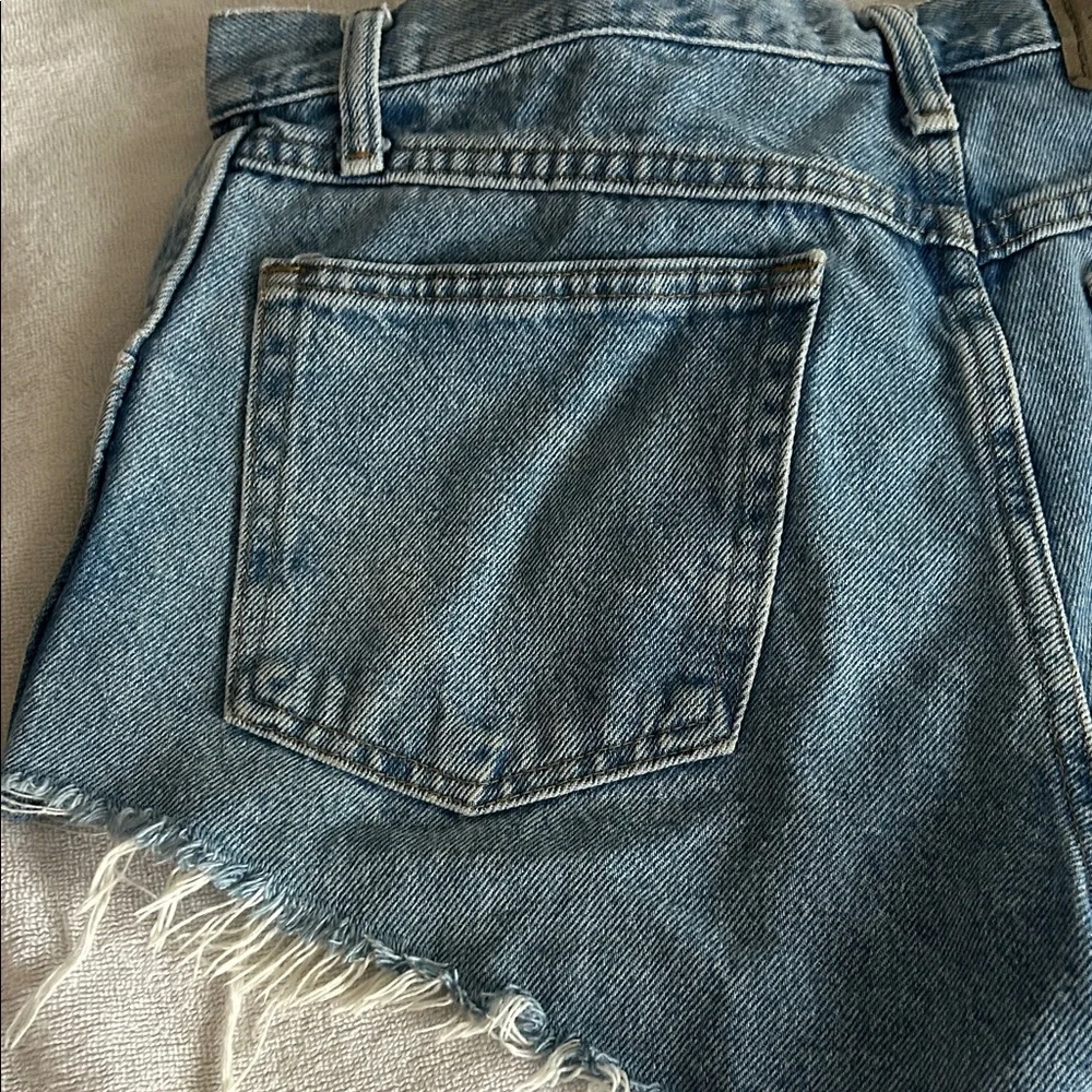 Wrangler jeans Fabulous Customized Goldfish Denim Cutoff Shorts - Picture 6 of 10